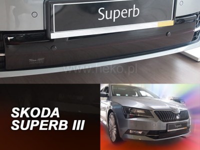 Зимен дефлектор за Skoda Superb III 2015-2019 за решетката на предната броня - Heko