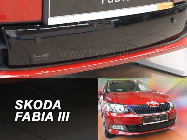 Зимен дефлектор за Skoda Fabia III 2015-2018 за решетката на предната броня - Heko