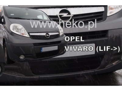 Зимен дефлектор за Opel Vivaro facelift 2007-2014 за решетката на предната броня - Heko