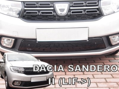 Зимен дефлектор за Dacia Sandero II / Logan II facelift от 2017г за решетката на предната броня - Heko